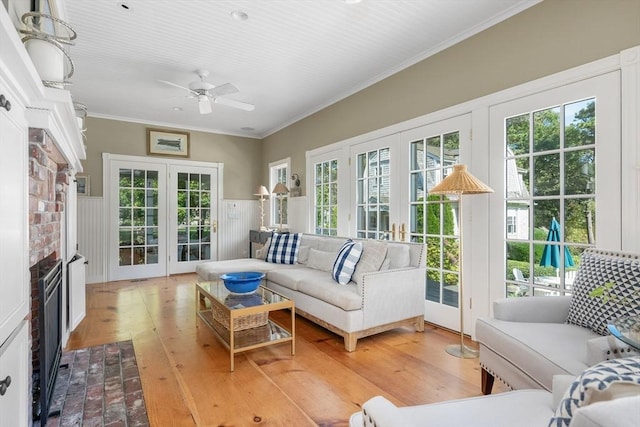 21 N Rd, Harwich, MA 02671 - sunroom / solarium featuring a wealth of natural light and french doors