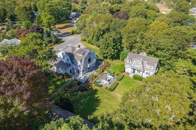 21 N Rd, Harwich, MA 02671 - bird's eye view featuring a view of trees