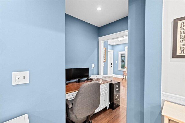 26 N Munroe Ter Unit 1, Boston, MA 02122 - office space featuring light wood finished floors and recessed lighting