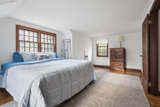 62 Teakettle Ln, Duxbury, MA 02332 - bedroom featuring wood finished floors and lofted ceiling