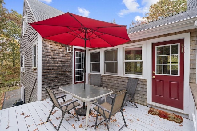 62 Teakettle Ln, Duxbury, MA 02332 - deck featuring outdoor dining space