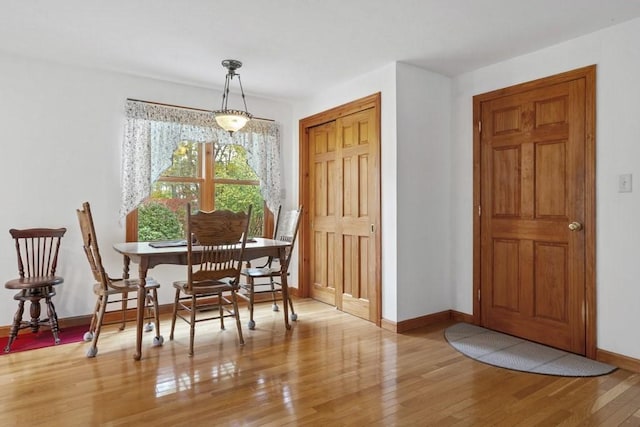 62 Teakettle Ln, Duxbury, MA 02332 - dining space with hardwood / wood-style floors and baseboards