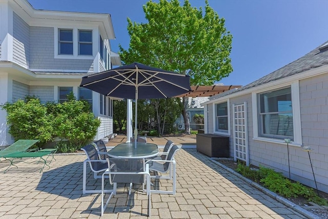 view of patio / terrace with outdoor dining space