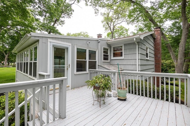 46 Plum St, Hamilton, MA 01982 - view of deck