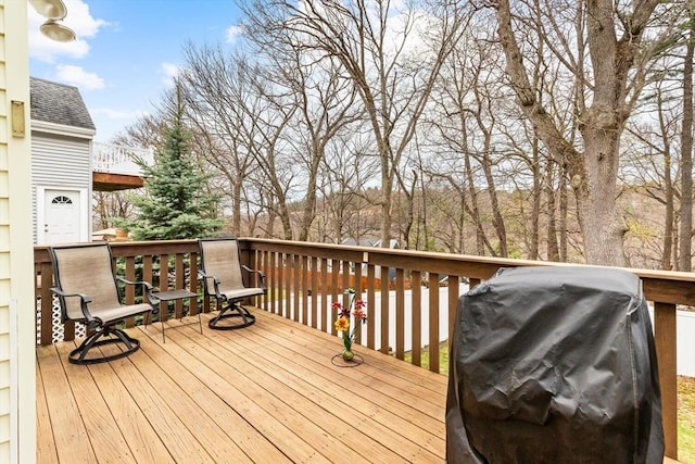 57 Taft St, Medford, MA 02155 - deck featuring grilling area