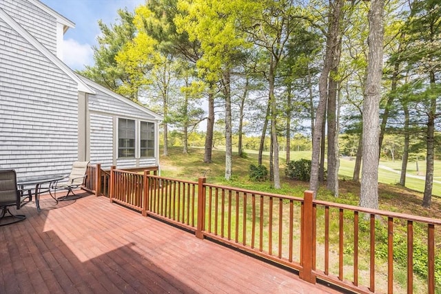13 Laurel Hill Ct Unit 13, Bourne, MA 02532 - view of wooden terrace