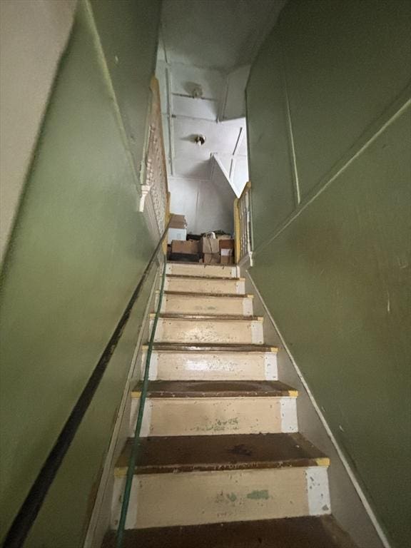 view of stairs