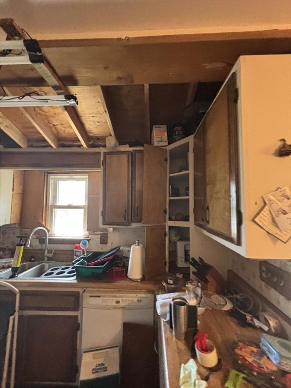 kitchen featuring a sink and dishwasher