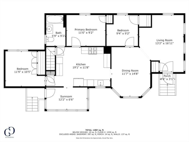 109 Bouve Ave, Brockton, MA 02301 - home floor plan