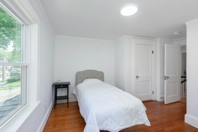 8 Carisbrooke St, Andover, MA 01810 - bedroom with wood finished floors and crown molding