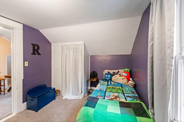235 Union St, Northbridge, MA 01588 - bedroom featuring vaulted ceiling and carpet