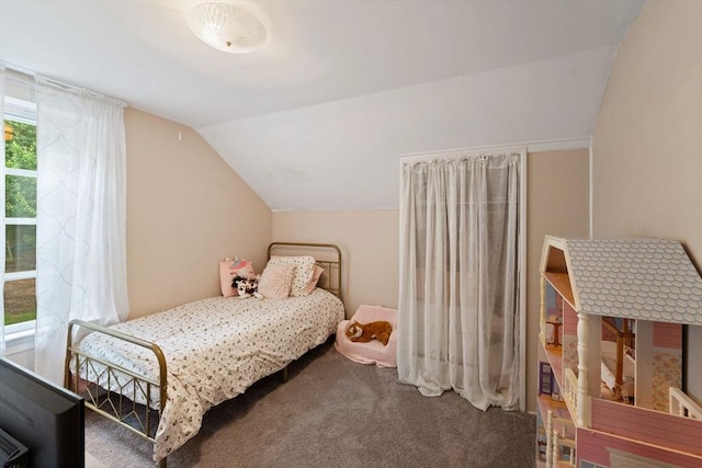 235 Union St, Northbridge, MA 01588 - carpeted bedroom with lofted ceiling