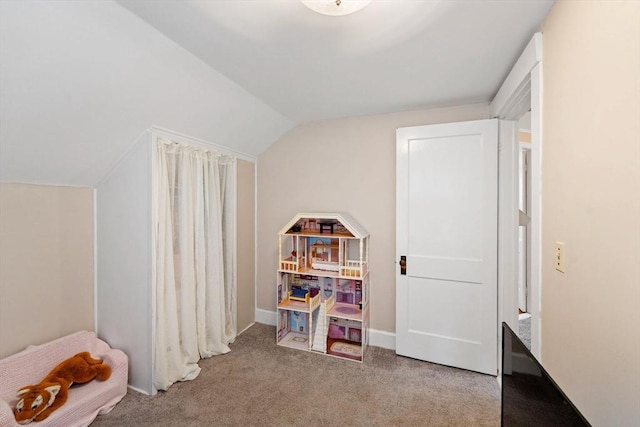 235 Union St, Northbridge, MA 01588 - playroom featuring vaulted ceiling and carpet