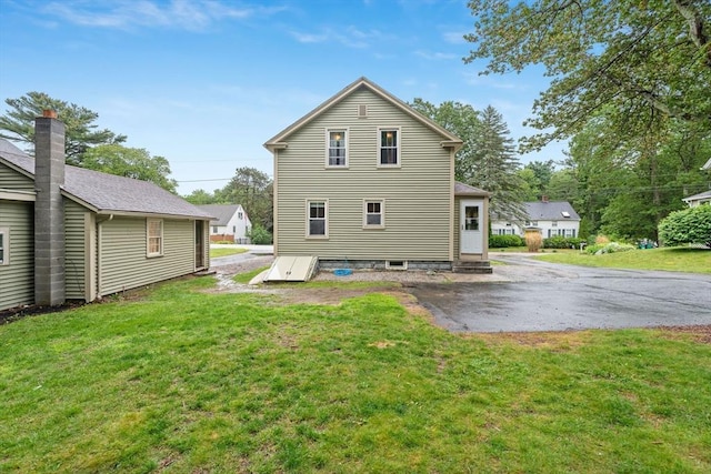 235 Union St, Northbridge, MA 01588 - rear view of property with a yard
