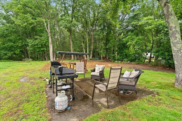 235 Union St, Northbridge, MA 01588 - view of grassy yard featuring a patio area
