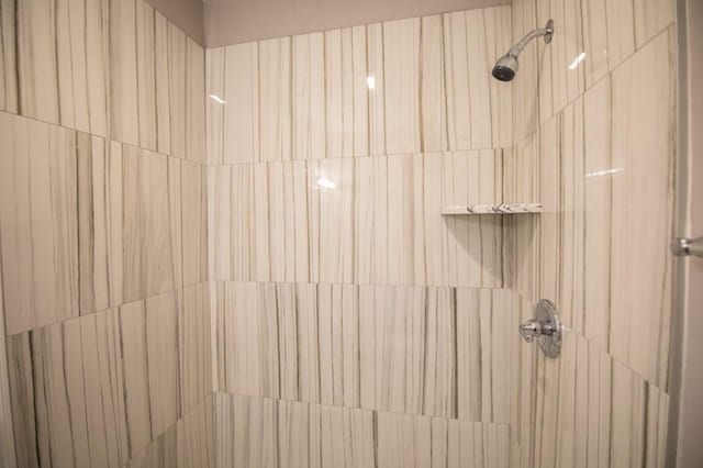 details featuring a tile shower