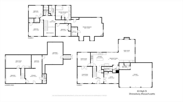63 High St, Shrewsbury, MA 01545 - plan