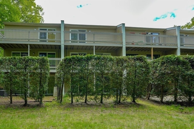 13 Lordvale Blvd Unit 507, Grafton, MA 01536 - rear view of property with a balcony and cooling unit