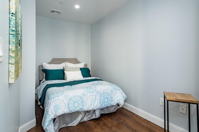 221 Paris St Unit 1, Boston, MA 02128 - bedroom featuring dark wood-type flooring and recessed lighting
