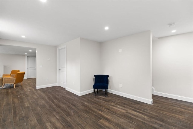 126 Prospect Hill St, Taunton, MA 02780 - unfurnished room featuring wood finished floors, baseboards, and recessed lighting