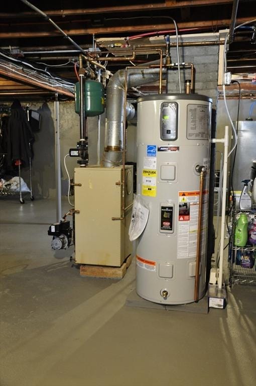 utilities featuring hybrid water heater