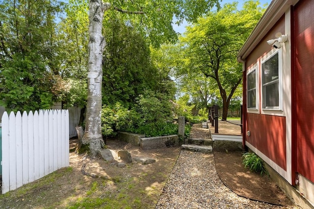 4 Farmland Rd, Saugus, MA 01906 - view of yard featuring a deck