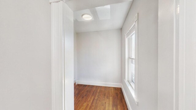 interior space featuring hardwood / wood-style floors