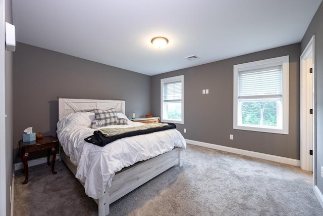 bedroom featuring carpet flooring