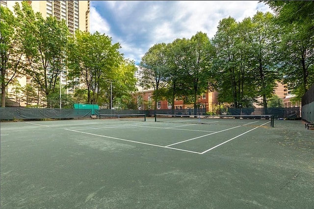 view of sport court