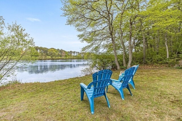 51 Wianno Cir, Barnstable, MA 02655 - view of green lawn with a water view