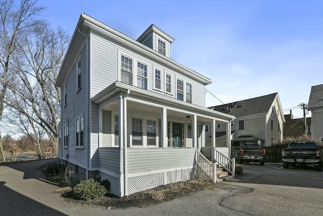 378-380 Neponset Ave, Boston, MA 02122 - traditional style home with a porch