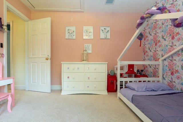 15 Rose Ln, Uxbridge, MA 01569 - bedroom featuring attic access and carpet floors