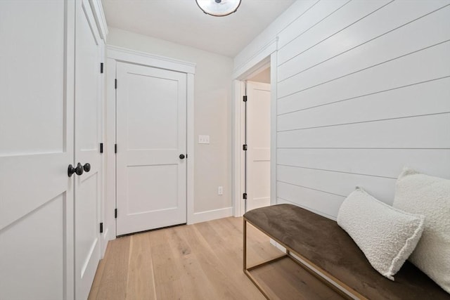 interior space featuring light hardwood / wood-style floors