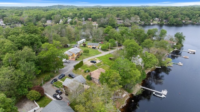 52 Lake Shore Dr, Essex, MA 01929 - aerial view of property and surrounding area with a large body of water and a forest