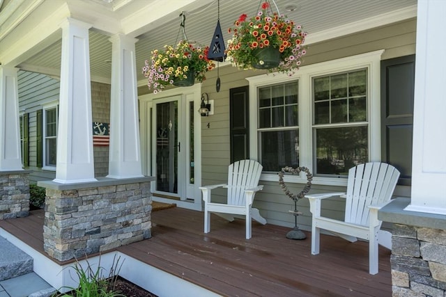 4 Kestrel Way, Carver, MA 02330 - view of wooden porch