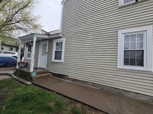 view of home's exterior