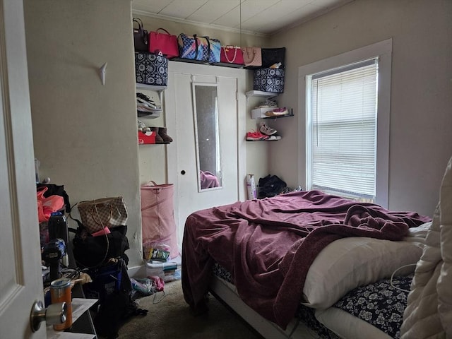 20 Central St, West Brookfield, MA 01585 - carpeted bedroom featuring ornamental molding