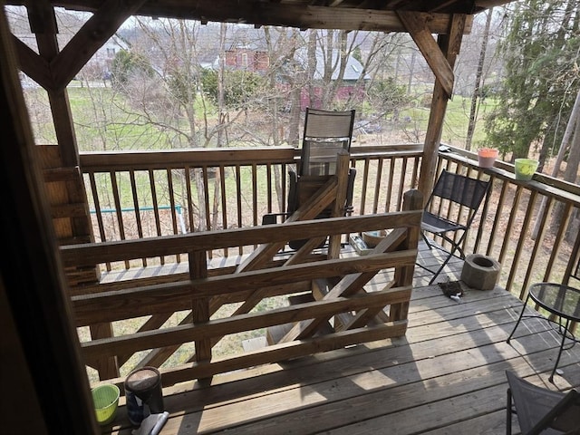 20 Central St, West Brookfield, MA 01585 - view of wooden terrace