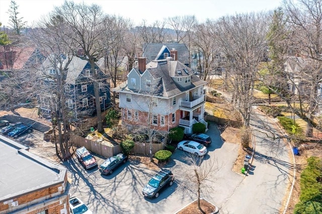 view of subject property