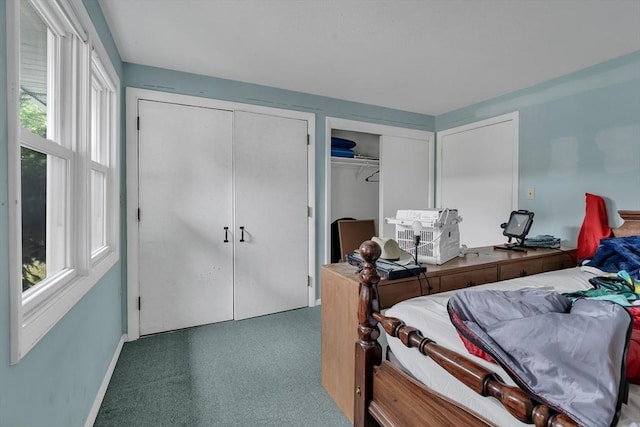 42 Charlotte Furnace Rd, Wareham, MA 02576 - bedroom with multiple closets and carpet floors