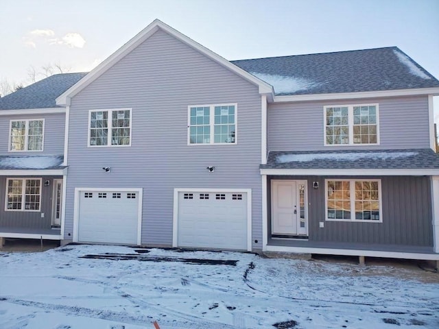 front facade featuring a garage