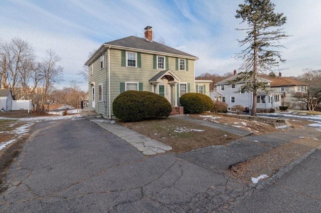 view of front of home