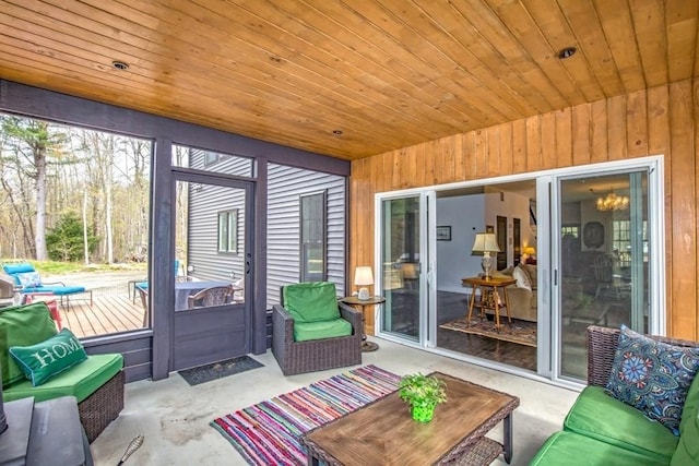 56 Otis-Tolland Rd, Blandford, MA 01008 - sunroom / solarium with outdoor lounge area