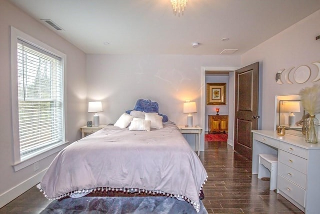 56 Otis-Tolland Rd, Blandford, MA 01008 - bedroom featuring baseboards and dark wood-style floors