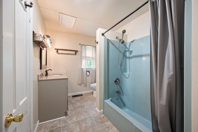 661 Main St, Hanson, MA 02341 - bathroom featuring vanity and shower / bath combo with shower curtain