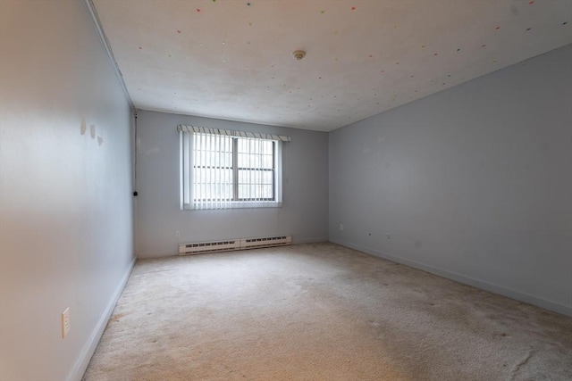 23 Spencer Rd Unit 20F, Boxborough, MA 01719 - empty room with a baseboard radiator, carpet floors, and baseboards