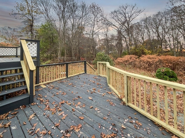 view of deck