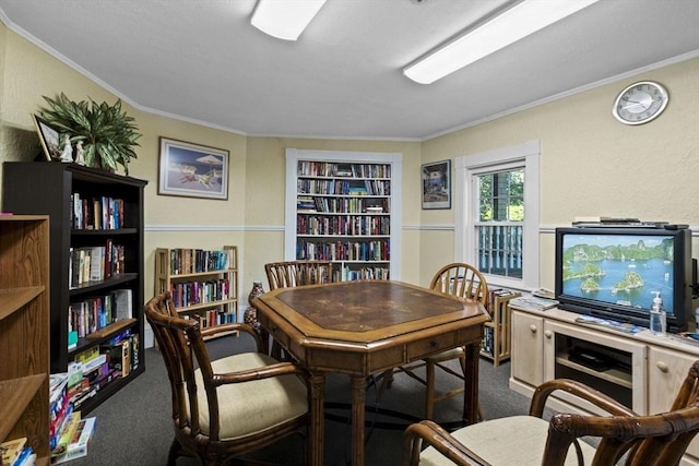 51 Tamarack Ln Unit 51, Peabody, MA 01960 - carpeted office featuring crown molding