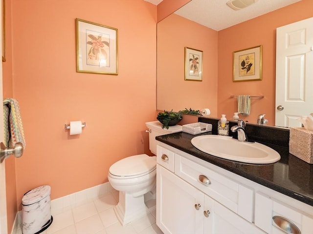 40 Bay Farm Unit 40, Duxbury, MA 02332 - half bathroom featuring vanity and tile patterned flooring