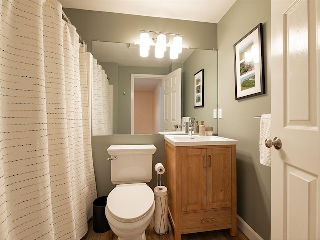 40 Bay Farm Unit 40, Duxbury, MA 02332 - full bath with vanity, a chandelier, wood finished floors, and a shower with shower curtain